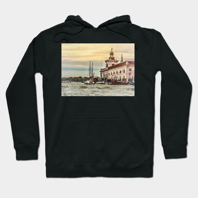 Punta Della Dogana Venice Hoodie by IanWL